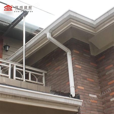芜湖市彩铝室外雨水管 别墅建筑铝合金雨水管