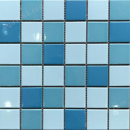48纯色泳池砖马赛克工程私人泳池卫浴场所瓷砖地面砖306×306mm