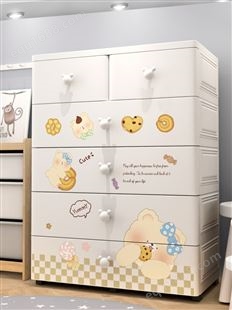 加厚抽屉式收纳柜子床头储物箱五斗柜婴儿童衣柜橱宝宝零食置物柜