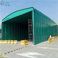 松江移动雨棚搭建 移鸿禧户外堆货油布帐篷 大型推拉篷房可做12M