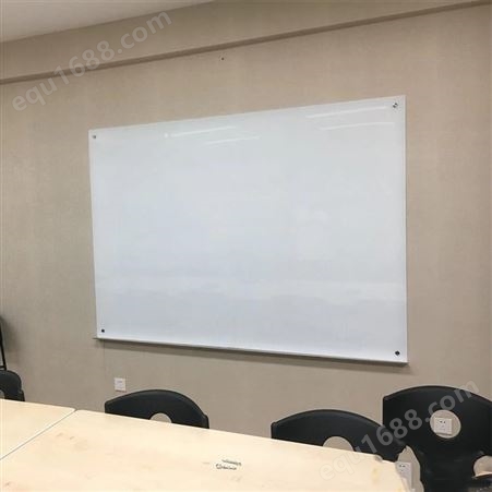 单面钢化磁性玻璃办公室会议写字板投影白板教学黑板 鼎峰