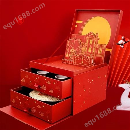 精品礼盒包装盒 月饼盒定制 尚上策包装盒生产