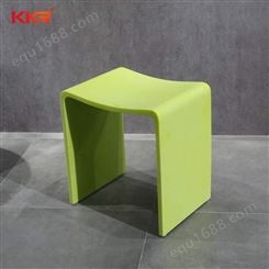 KKR 直供轻奢磨砂面 淋浴房浴室凳 简约小巧人造石置物椅