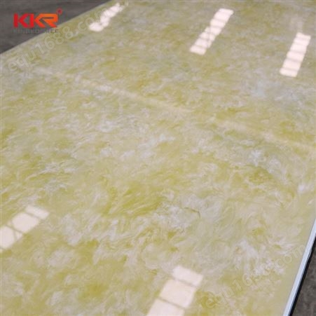 金康瑞KKR供应透光板亚克力人造石板材可用于酒店接待台背景墙