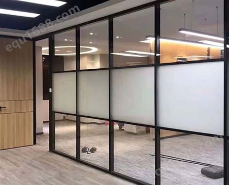 锦良装饰 办公室玻璃隔断 钢制防火等级 室内空间 支持定制