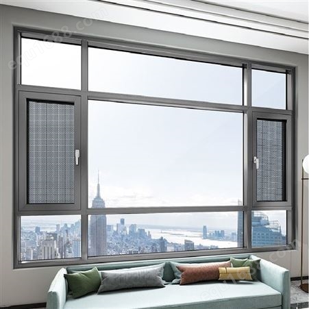 锦良装饰 铝合金建材 断桥铝窗户 平开隔音 支持定制