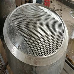 金录管件 大型抗腐蚀列管式蒸发器 海水淡化 Q345R管板定制