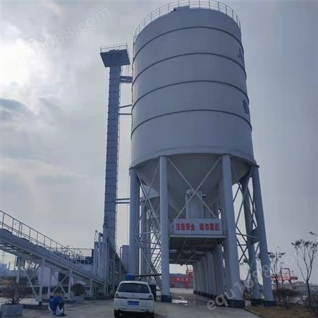 蓝天silo大型碳钢耐磨港口水泥储存钢板仓焊接2500T