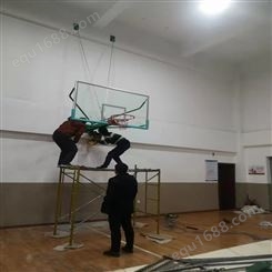 零科体育生产墙壁式固定篮球架 学校体育器材 田径用品