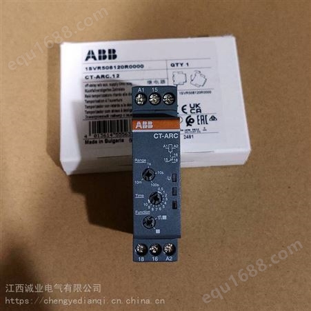ABB时间继电器CT-SDE/ CM-MPS/CT-YDE多功能电压监控器
