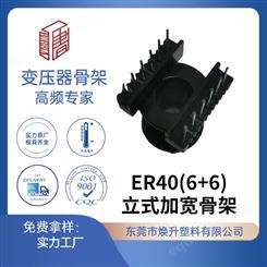 ER40(6+6)焕升塑料耐高温BOBBIN电木PF高频变压器骨架线圈