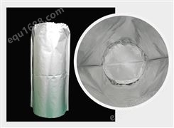 铝箔化工圆底袋采用底部宽封边一次热封成型适用于桶装胶密封防潮