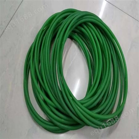 绿色粗面无缝圆带 聚氨酯O型带