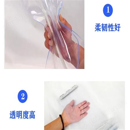 厂家批发透明PVC软胶帘四季通用软门帘塑料帘车间塑胶隔离商用