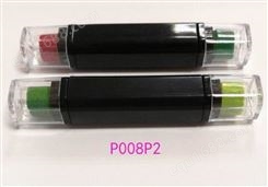 P008 （印泥）长利定制各种颜色绘画装饰涂鸦双头塑胶印台