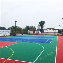 柳州柳北硅PU球场地胶学校篮球场设施包工包料