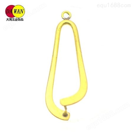 金色简单款耳环吊坠 双用方便简约 可装置其他配件